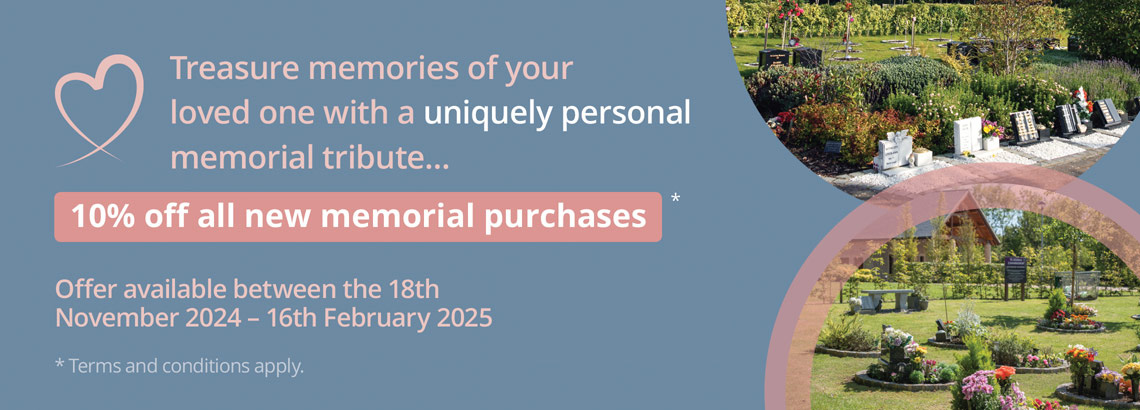 Banner Image Personalising Memorials